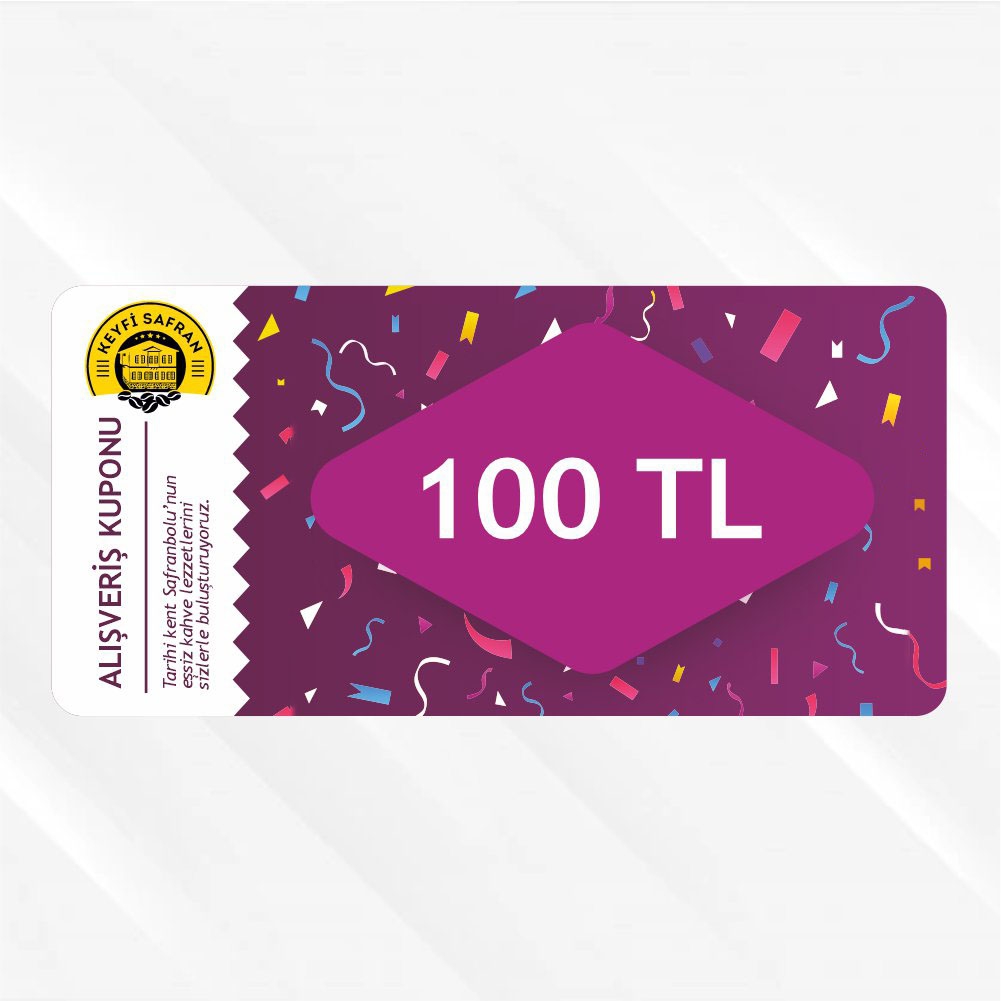 100 TL Alışveriş Kuponu